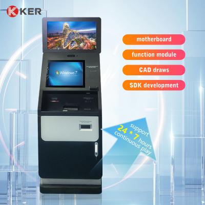 China High Quality OEM/ODM Bank Self Service POS Terminal with Printer en venta
