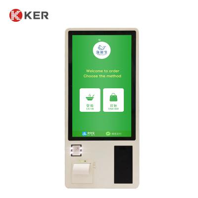 China Touch Screen Check Out 32 Inch Self Service Bill Payment Kiosk for sale