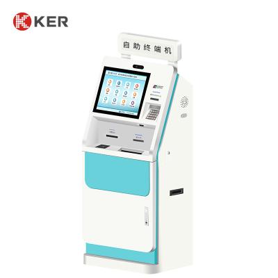 China EPSON532 Cash Accepter Registration Hospital Self Service Kiosk for sale