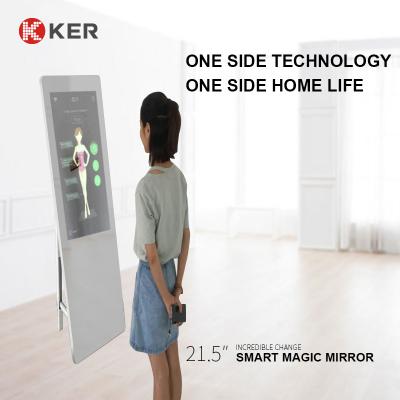 China Touch Screen Bathroom 21.5 Inch Wifi Magic Smart Mirror for sale