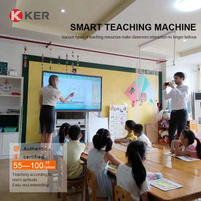 China Conference All In One 50 55 Inch Touch Screen Interactive Whiteboard for sale