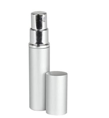China Silver Aluminum Perfume Atomizer Fine Mist Sprayer 3 ML for purse or travel Refillable for sale