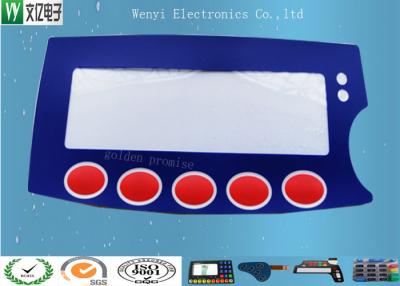 China 0.15mm PC Film Push Button Membrane Switch Keypad High Gloss With Silver Contact Point for sale