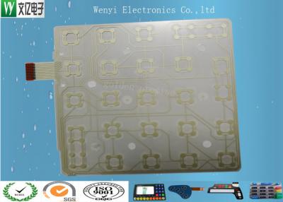 China Silver Paste Printed Membrane Circuit / 0.1mm Multi Contact Points Flexible Film Circuit for sale
