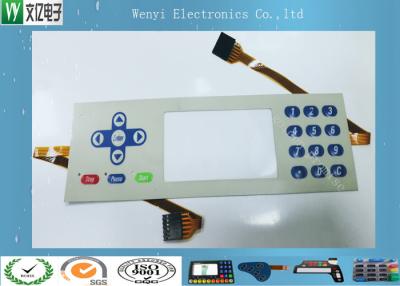 China Passo capacitivo do conector 1.27mm de Molex da membrana do toque do LCD do espaço livre do teclado numérico de controle à venda