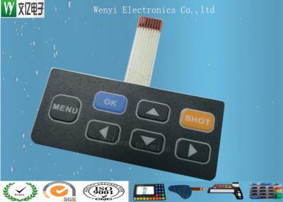 China Flexible Circuit Membrane Control Panel / Pcb Membrane Keypad 4 mm Metal Dome for sale