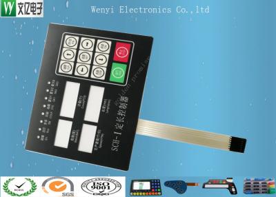 China Panel de control de la ventana de Polydome de la membrana clara del interruptor con el conector hembra de 8 Pin en venta