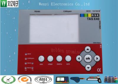China Membrane Switch Keypad Touch Panel Overlay Multi Color Numeric For UV Print Machine for sale