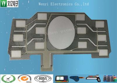 China EMI Shield Flexible Capacitive Touch Keypad / Custom Printed Membrane Touch Panel for sale