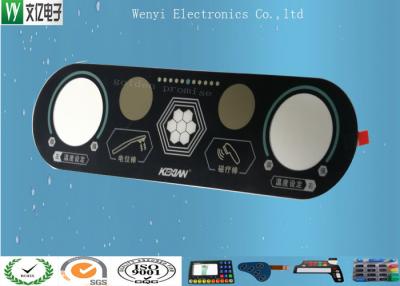 China RoHs Push Button Membrane Switch 0.175mm Overlay Medical Device Sand Effect for sale
