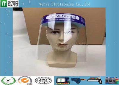China Máscara protetora alta médica do PC do respingo 03.mm da transparência para o paciente à venda