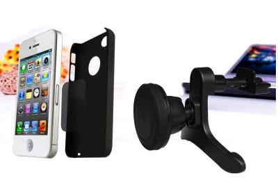 China ABS Universal Smartphone Magnetic Car Air Vent Mount Holder For iPhone / Blackberry / GPS for sale