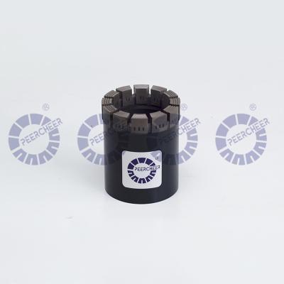 China HQ3 Diamond Impregnated Drill Bit Without Face Discharge With Spiral Waterways for sale