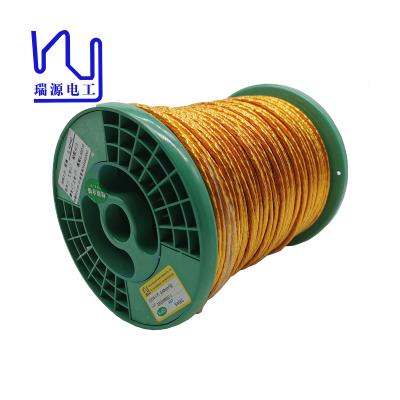 China Electric Vehicle Use Copper Litz Wire 2uew-F-Pi 0.40*60 High Breakdown Voltage Taped for sale