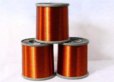 China embalaje redondo esmaltado alambre del rollo del color de la naturaleza del alambre de cobre de 0.13m m FIW en venta