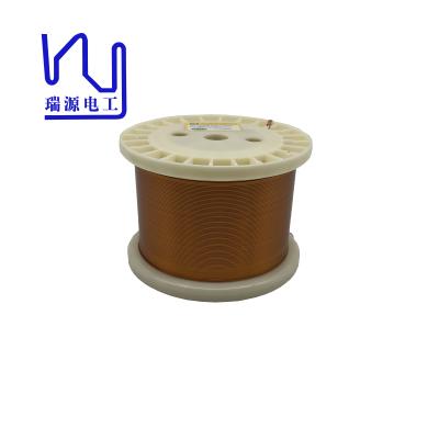China Aiw / Uew Super Enamelled Copper Wire Super Thin 1.0mm Hot Wind Self Bonding Flat for sale