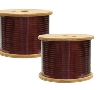 China Rectangular Enameled Copper Wire For High Frequency Transformers for sale