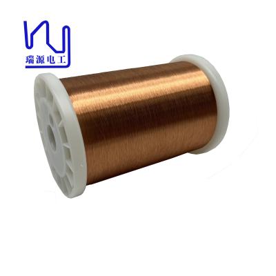 China 2uew155 Solderable Self Bonding Wire 0.06mm Hot Air Self Adhesive Enameled Copper for sale