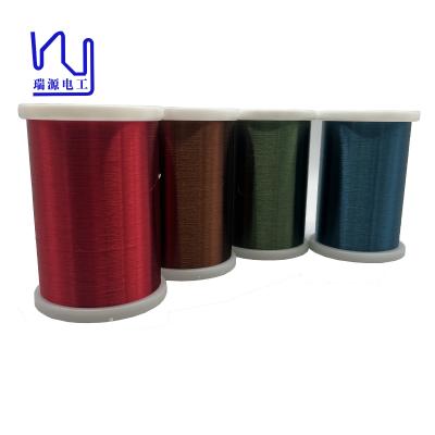 China Copper 0.05mm 0.06mm 0.08mm Self Bonding Magnet Wire Super Thin Color for sale