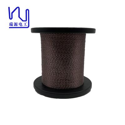 China 0.125mm 0.15mm 0.2mm Litz Magnet Wire High Frequency Multi Strands Enameled Copper for sale