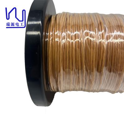 China Solderable 0.1mm Tex-E Triple Insulated Copper Wire For High Voltage Transformer for sale
