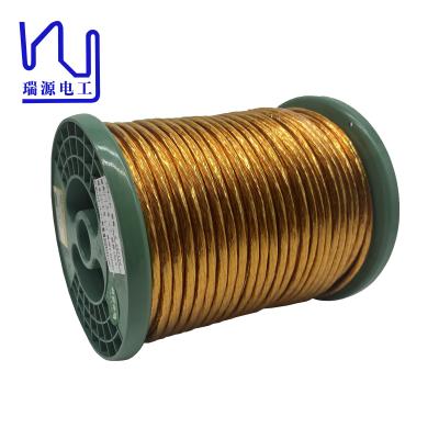 China Veículo Elétrico Copper Litz Wire 2UEW-F-PI 0.4mm Alta Voltagem de Quebra Mylar Tapeado à venda