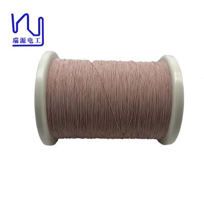 Chine L'isolation en cuivre à haute température UEW Litz fil 0.1mm Diamètre veste en nylon 20 fils à vendre