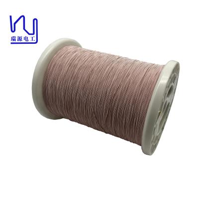 Chine 2USTCF 0.1mm*20 Fil de litz recouvert de soie en nylon servant à l'enroulement à vendre