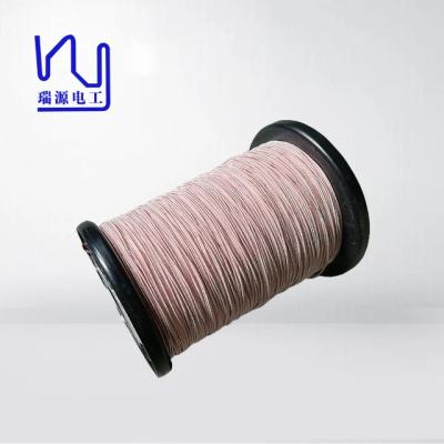 Chine 155.C Température nominale Ustc Litz Fil Dacron / Nylon / Veste de soie naturelle 460 fils à vendre