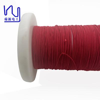 Cina 0.071mm Single Wire Silk Covered Litz Wire for Red Color Products in vendita