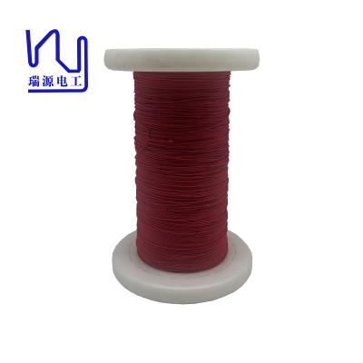China Cable USTC Litz de 84 hebras cubierto de seda roja para conductor de plata de audio en venta