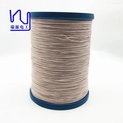 China Conductivity Real Silver Litz Wire 84 Strands 0.071mm Single Wire for sale
