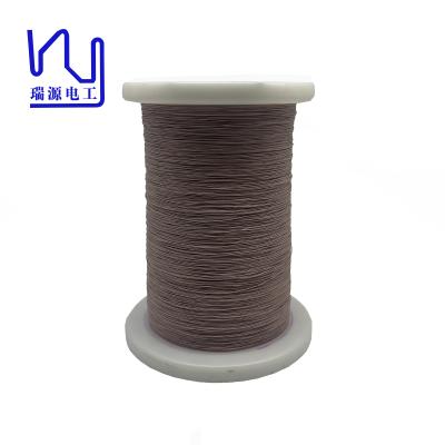 China 155 Thermal Grade Copper Litz Wire Breakdown Voltage 1300V Silk Covered Nylon/Polyester Jacket for sale