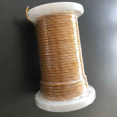 China 0.05 X 1300 X 2 Multiple Twisted Magnet Ustc Litz Wire Enameled Stranding Insulated Wire Breakdown Voltage 6500v for sale