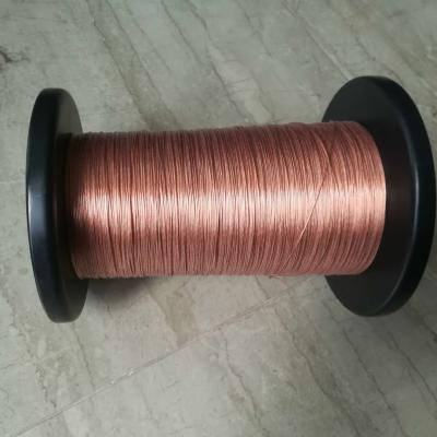 Chine 2uew 155 High Frequency Copper Litz Wire Muti Strands à vendre