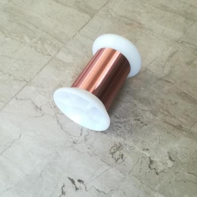 China el alambre del imán de 0.02m m esmaltó el poliuretano del alambre de cobre aislado para la bobina del motor en venta