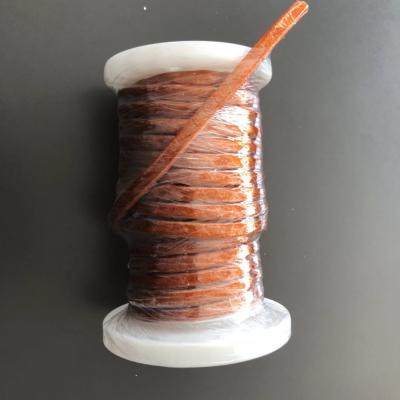 China 0.5 X 2700 PET Covered Profiled Flat Litz Wire High Frequency Litz Wire For Transformer for sale