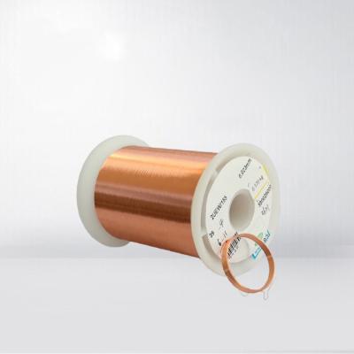 China Class 180 UEW Solderable Enamelled Copper Wire Self Bonding Magnet Wire With Chemical Resistance for sale