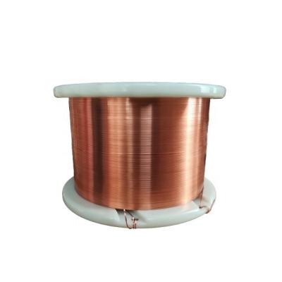 China UEW Flat Copper Wire / Solderable Enamelled Copper Wire Polyurethane Insulation for sale
