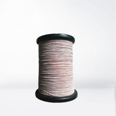 China 0.04 X 12 Ustc Soldering Litz Wire 800v Copper Enameled Wire Breakdown Voltage With Silk Covered for sale