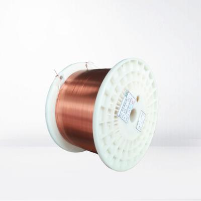 China 0.155-7.5mm Ultra Fine Rectangular Enameled Copper Wire Self Bonding Wire For Small Generator for sale