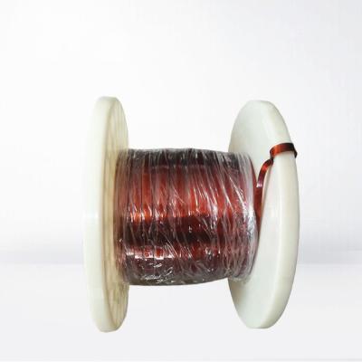 China Class 220 Thickness 0.02 - 1.5mm Rectangular Copper Wire Enameled Flat Self Bonding Wire For Transformer for sale