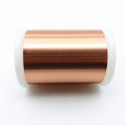 China 0.025mm Class 155 Enamelled Copper Wire Solderable Polyurethane Insulation for sale