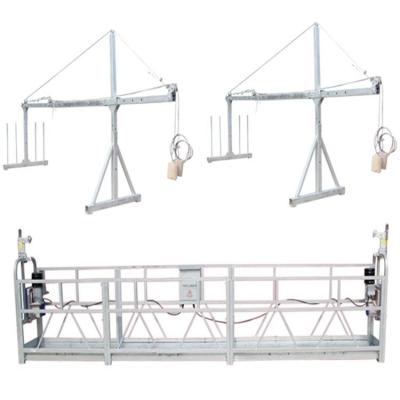 China modern suspended scaffolding platforms electric scaffolding/zlp800 suspended platform/external wall suspended platform for sale