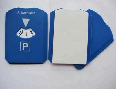 China Parking Made Easy with Euro Auto Blue Plastic Parking Disc and Standard Ice Scraper for sale