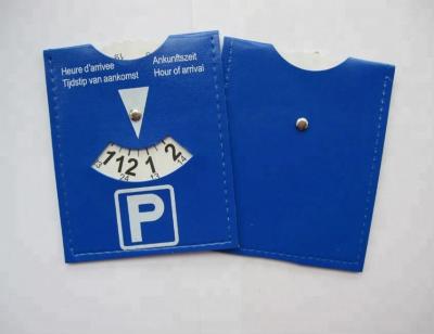 China Blue Euro PVC Car Parking Disc with Concise Design and Durable Material for sale
