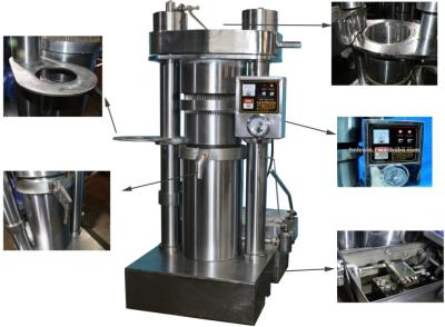 China Cold Press Hydraulic Oil Press Machine 2.2 KW 220V / 380V Stable Performance for sale