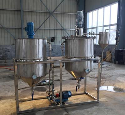 China Low Noise Soya Bean Oil Refining Machine , Crude Oil Extraction Machine for sale
