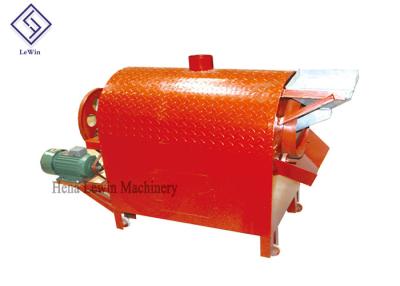 China Auto Tea Seeds Industrial Roasting Machine , Almond Roasting Machine Red Color for sale