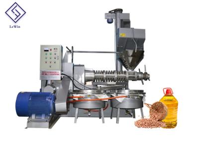 China Cold / Heating Press Groundnut Oil Pressing Machine , Oil Expeller Equipment With Oil Filter System for sale